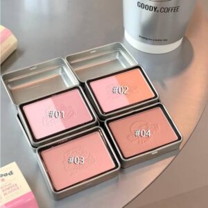 رژگونه فلزی Keke Mood مدل Peninsula IRON Box با بافت پودری نرم و جلوه طبیعی