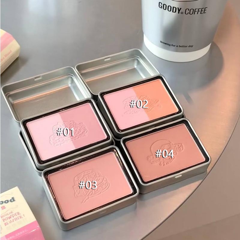 رژگونه فلزی Keke Mood مدل Peninsula IRON Box با بافت پودری نرم و جلوه طبیعی