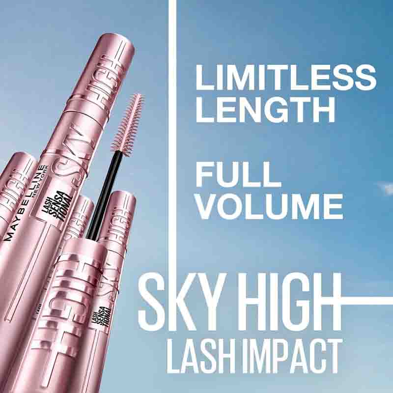 111 ریمل حجمدهنده و بلندکننده Maybelline New York Lash Sensational Sky High, Black