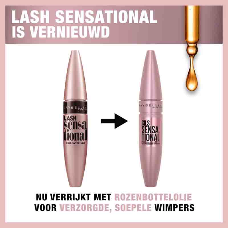 124 ریمل حجم‌دهنده Maybelline Lash Sensational Very Black Mascara