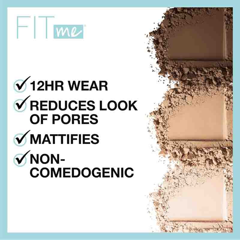 133 پنکک ماتکننده Maybelline Fit Me Matte + Poreless Pressed Powder – Coconut