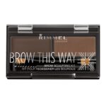 کیت حالت دهنده و فرم دهنده ابرو ریمل لندن Brow This Way رنگ Dark Brown