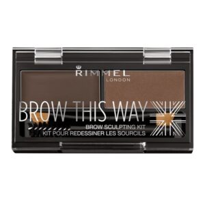 کیت حالت دهنده و فرم دهنده ابرو ریمل لندن Brow This Way رنگ Dark Brown