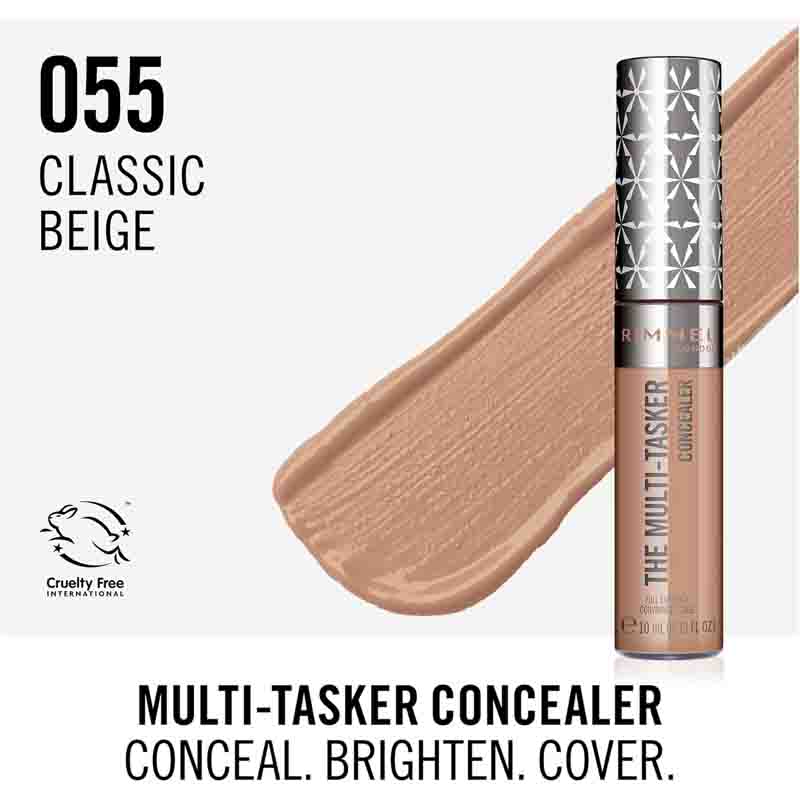 34 کانسیلر Rimmel The Multi-Tasker شماره 055 Classic Beige