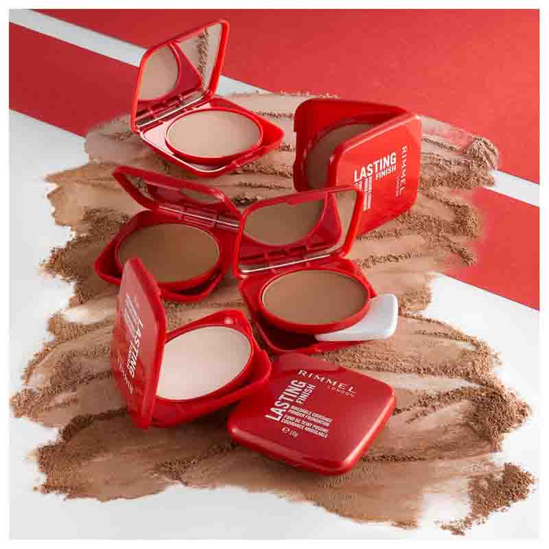 49 کرمپودر فشرده Rimmel Lasting Finish Compact – شماره 001 Fair Porcelain (10g)