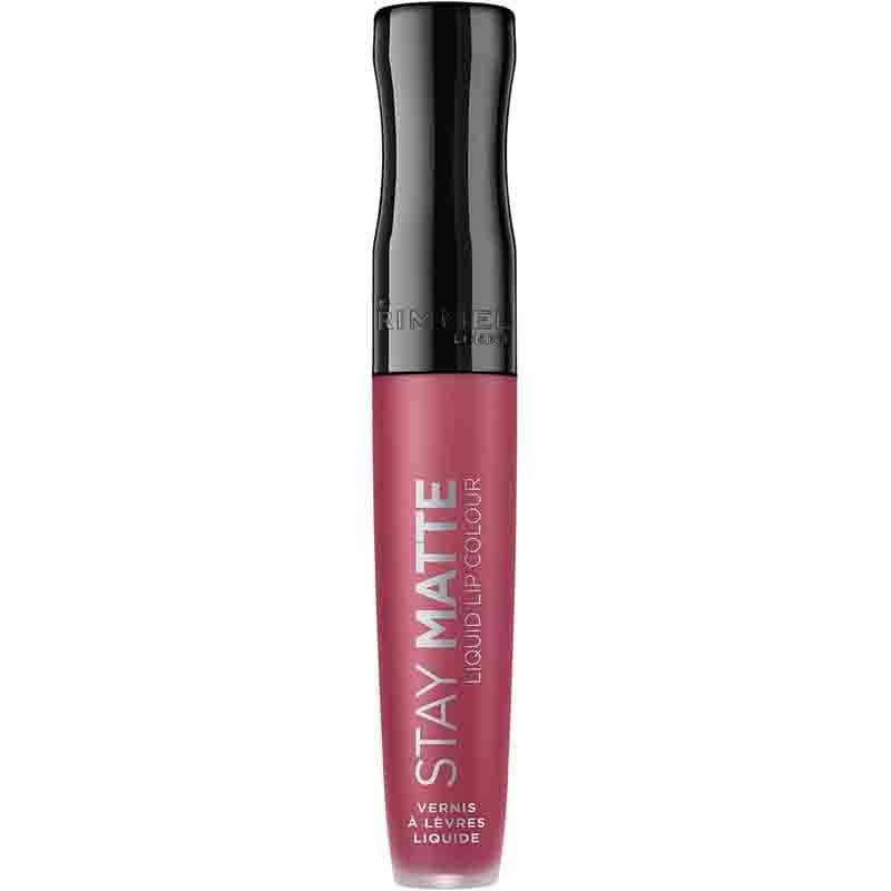 68 رژ لب مایع مات Rimmel Stay Matte – شماره 210 Rose and Shine (5.5ml)