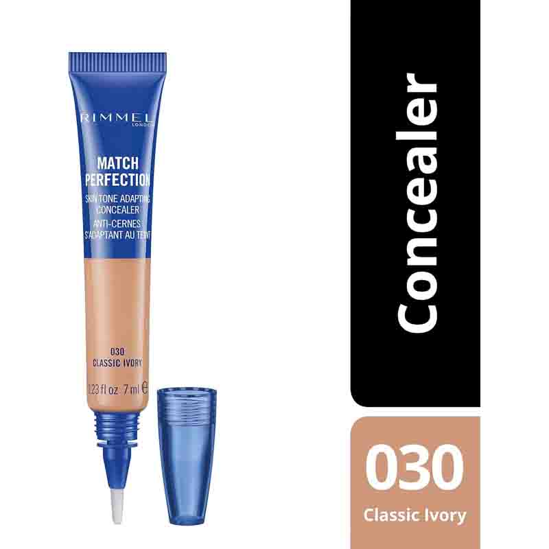 90 کانسیلر Rimmel Match Perfection – شماره 030 Classic Ivory (7ml)