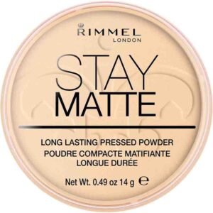 پودر فشرده Rimmel London Stay Matte Pressed Powder – 01 Transparent